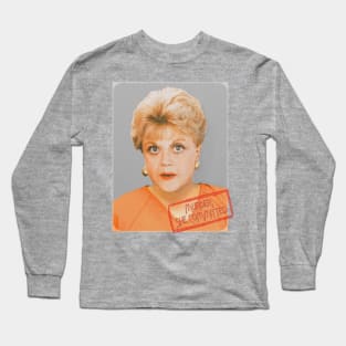 Jessica Fletcher Mugshot ))(( Murder She Wrote Fan Art Long Sleeve T-Shirt